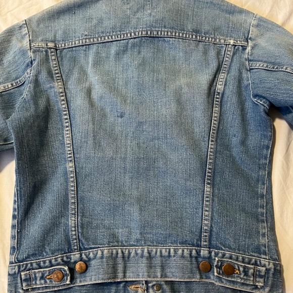 Vintage Denim Wrangler Trucker Jacket size 36 made in USA - Picture 6 of 7